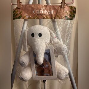 Carnival cruise, plush elephant, picture frame new in package